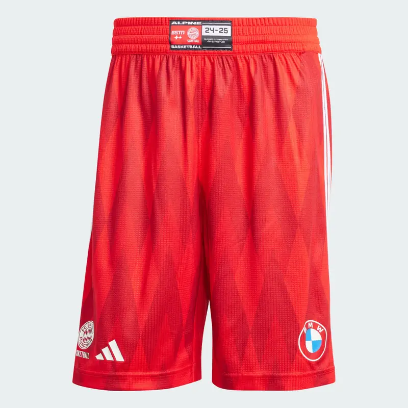 Short da basket Home FC Bayern München Basketball Red miniatura 4