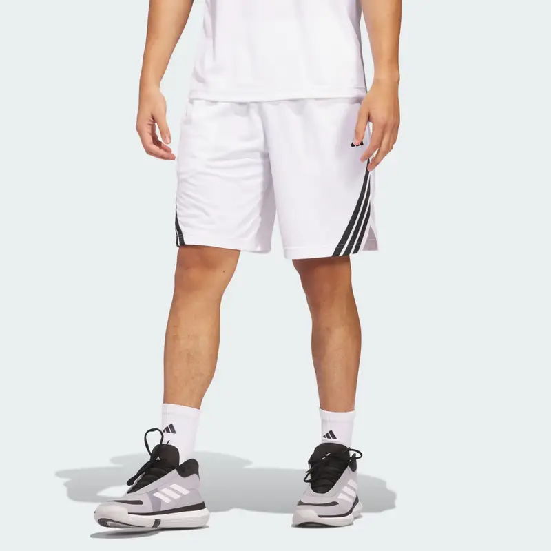 Short da basket Legends 3-Stripes White