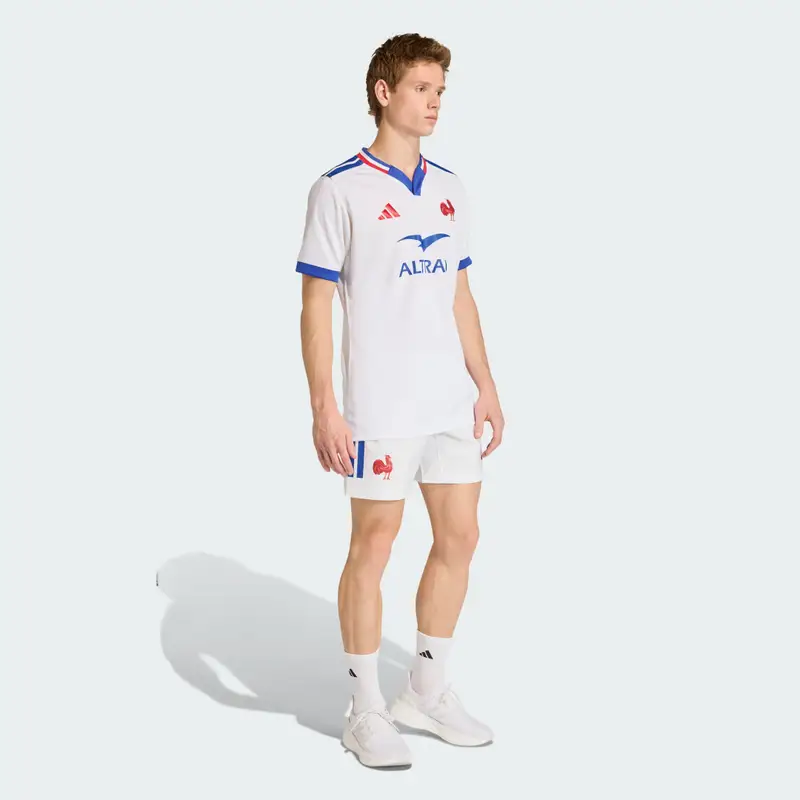 Short da gioco replica Rugby Francia White miniatura 3