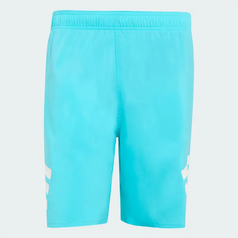 Short da nuoto 3-Stripes 8-Inch Lucid Cyan miniatura 4