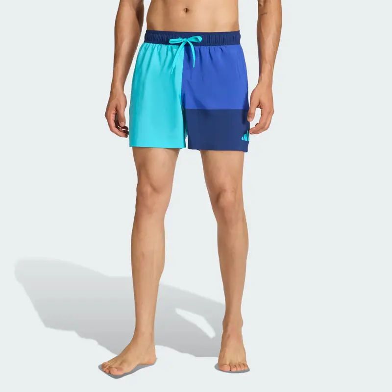 Short da nuoto Colorblock 5 POLLICI Lucid Cyan