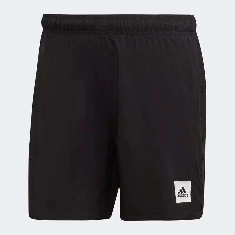 Short da nuoto corti a tinta unita Black