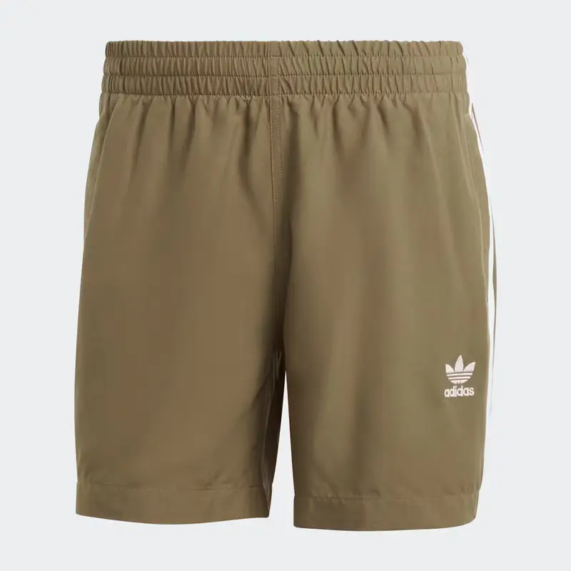 Short da nuoto Originals adicolor 3-Stripes Olive Strata