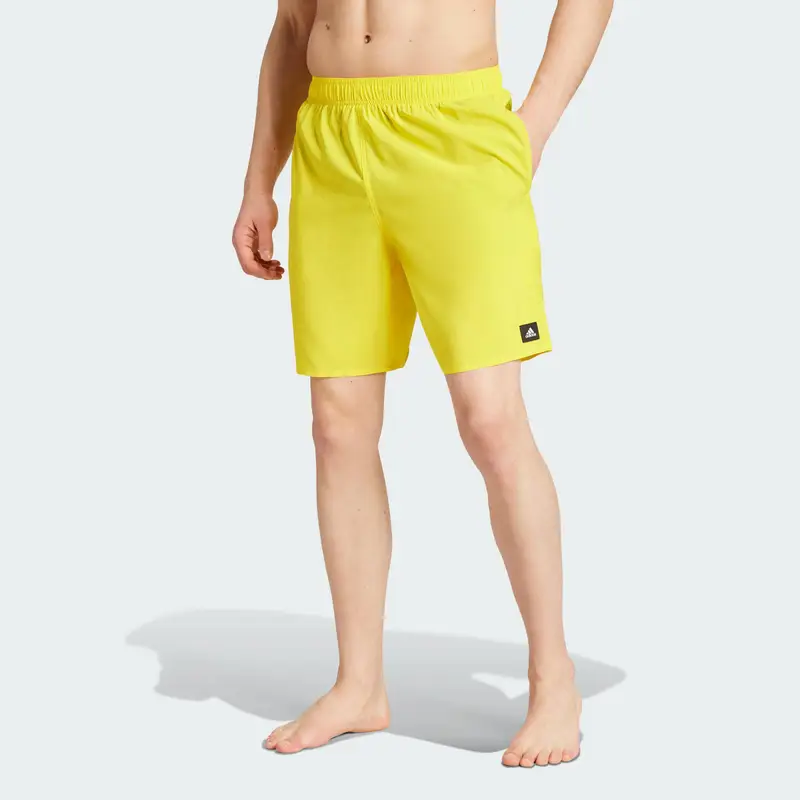 Short da nuoto Solid CLX Classic-Length | Adidas Giallo