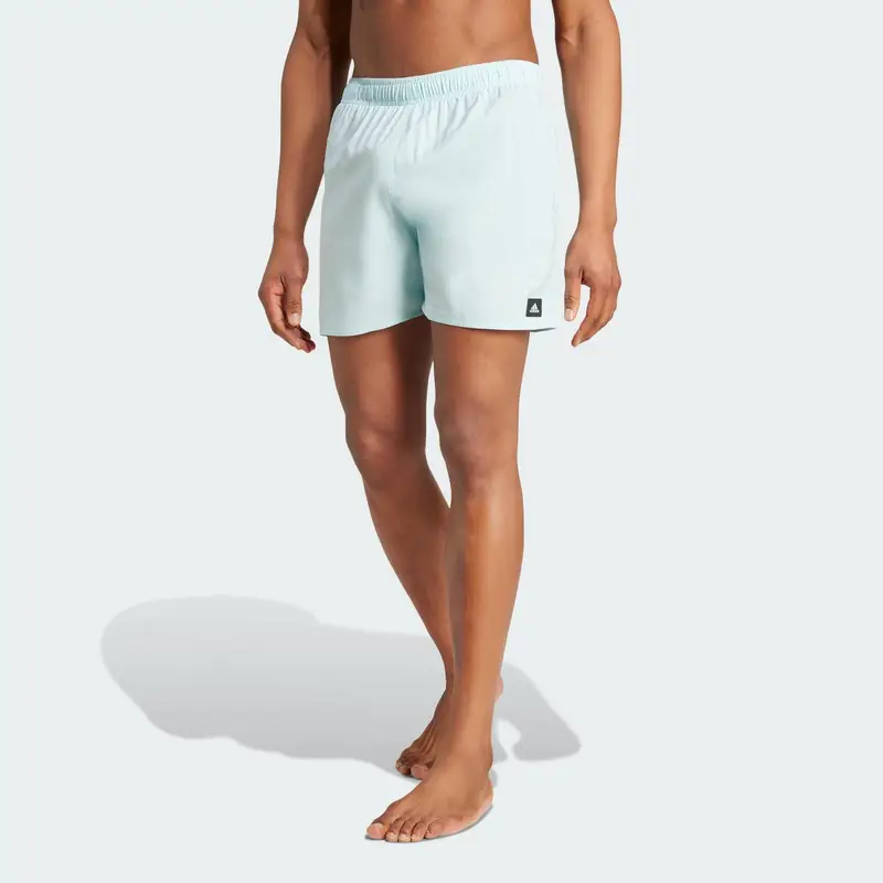 Short da nuoto Solid CLX Short-Length | Adidas Azzurra acqua