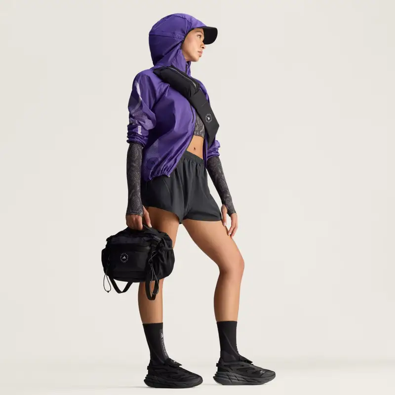 Short da running adidas by Stella McCartney TruePace Black miniatura 3