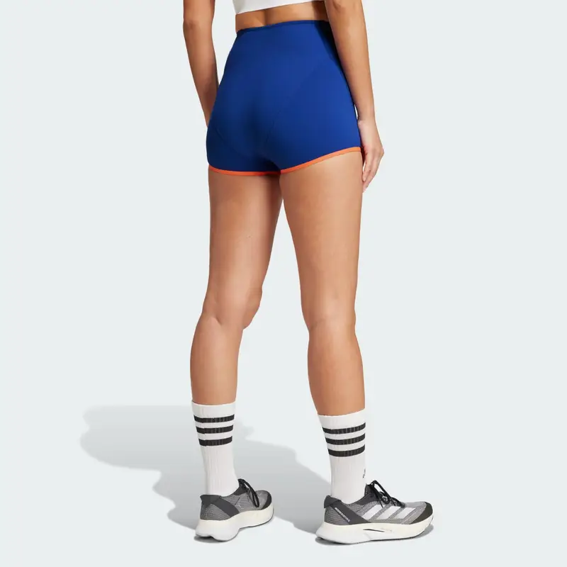 Short da running Booty Team France Semi Lucid Blue miniatura 2