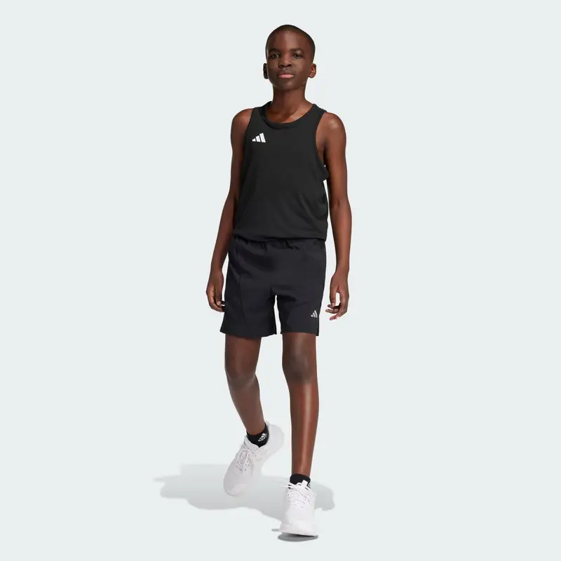 Short da running Woven Junior | Adidas Nero