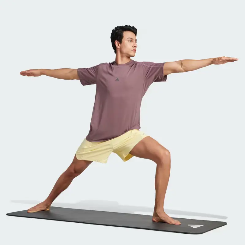 Short da yoga Designed for Training Knit Almost Yellow miniatura 3