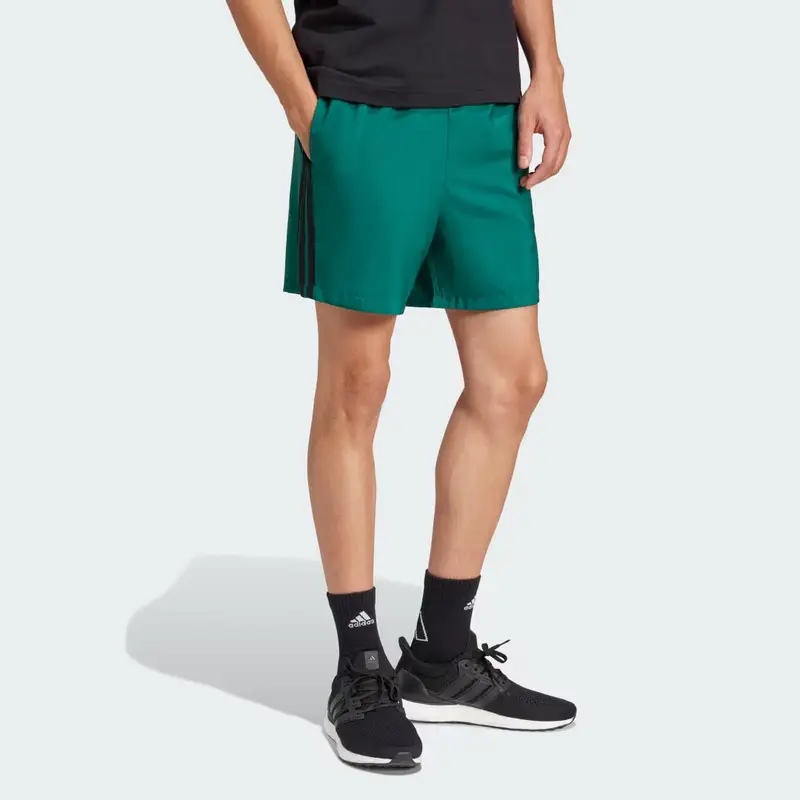 Short Essentials 3-Stripes Chelsea Collegiate Green miniatura 3