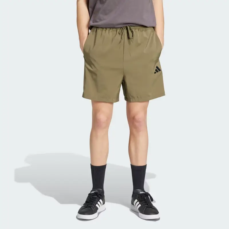 Short Essentials 3-Stripes Chelsea Olive Strata