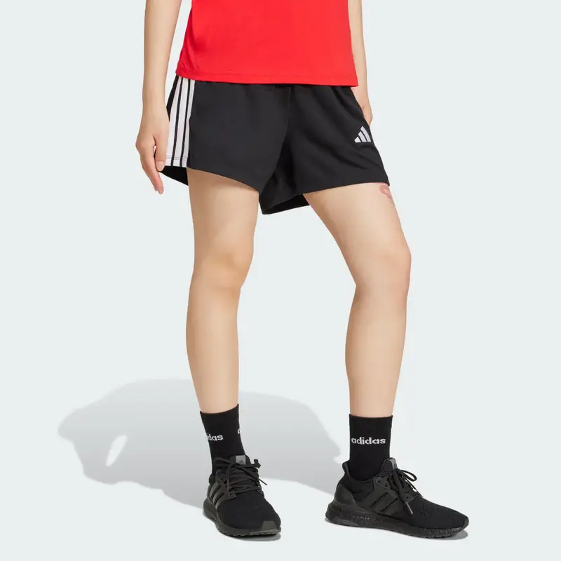 Short Essentials 3-Stripes Cotton Black miniatura 3
