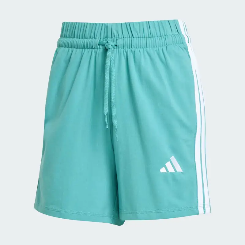 Short Essentials 3-Stripes Cotton Powder Teal miniatura 4
