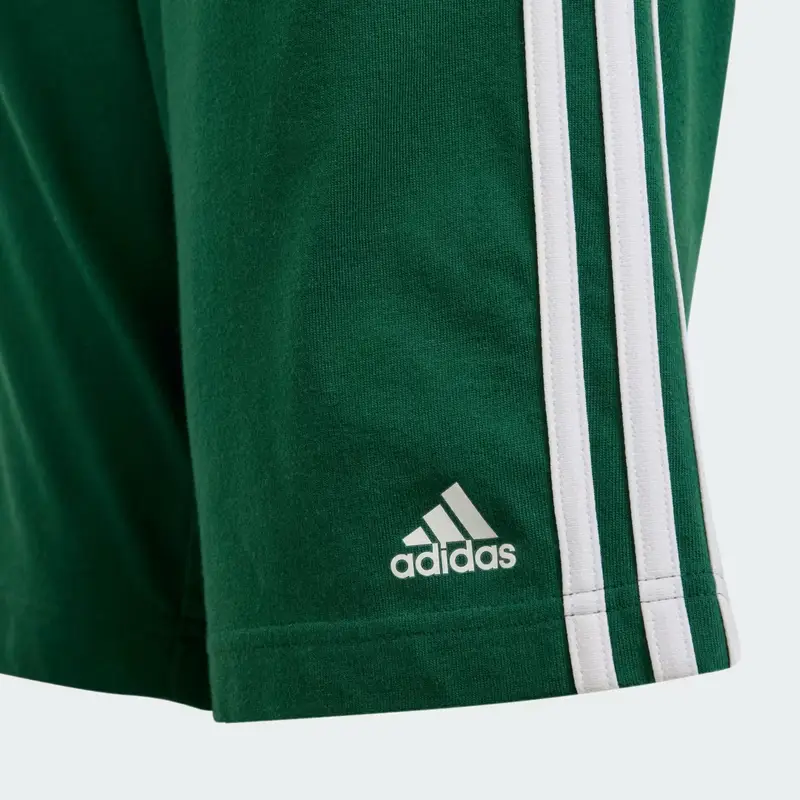 Short Essentials 3-Stripes Knit Collegiate Green miniatura 4