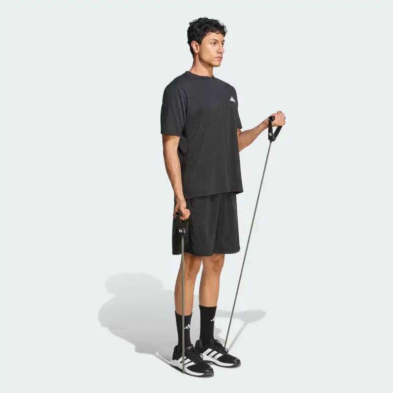 SHORT ESSENTIALS BASE WOVEN ALLENAMENTO Black miniatura 3