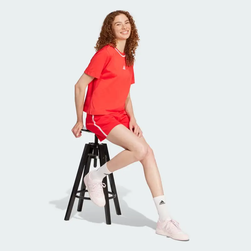 Short Essentials Color Pop French Terry Pure Ruby miniatura 3