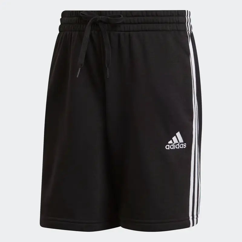 Short Essentials French Terry 3-Stripes Black