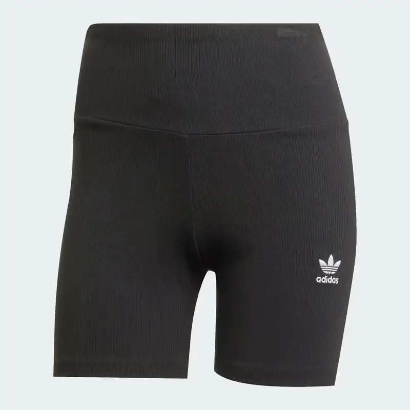 Short Essentials Ribbed Black miniatura 4