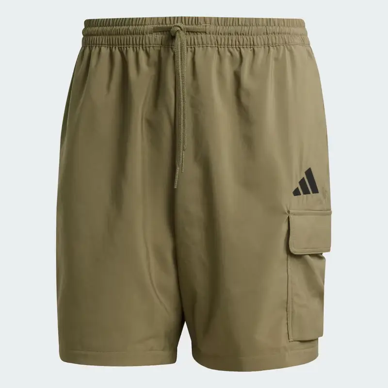 Short Essentials Small Logo Cargo Chelsea Olive Strata miniatura 4
