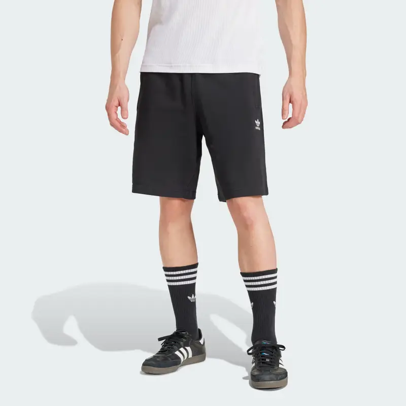 Short Essentials Trefoil Black