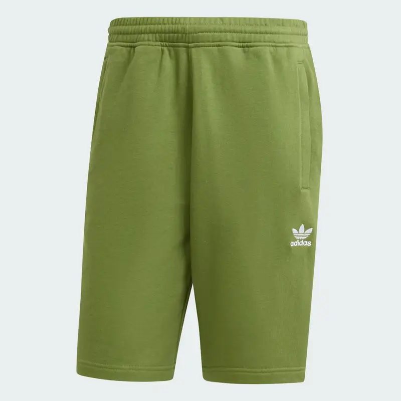 Short Essentials Trefoil Tech Olive miniatura 4