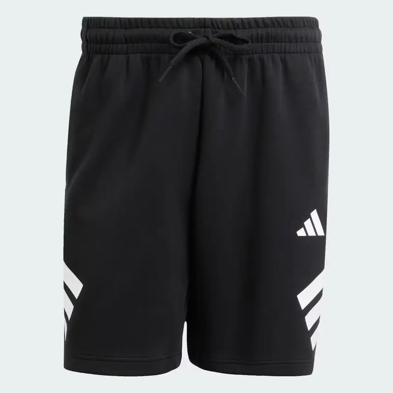 Short Future Icons 3-Stripes Black miniatura 4