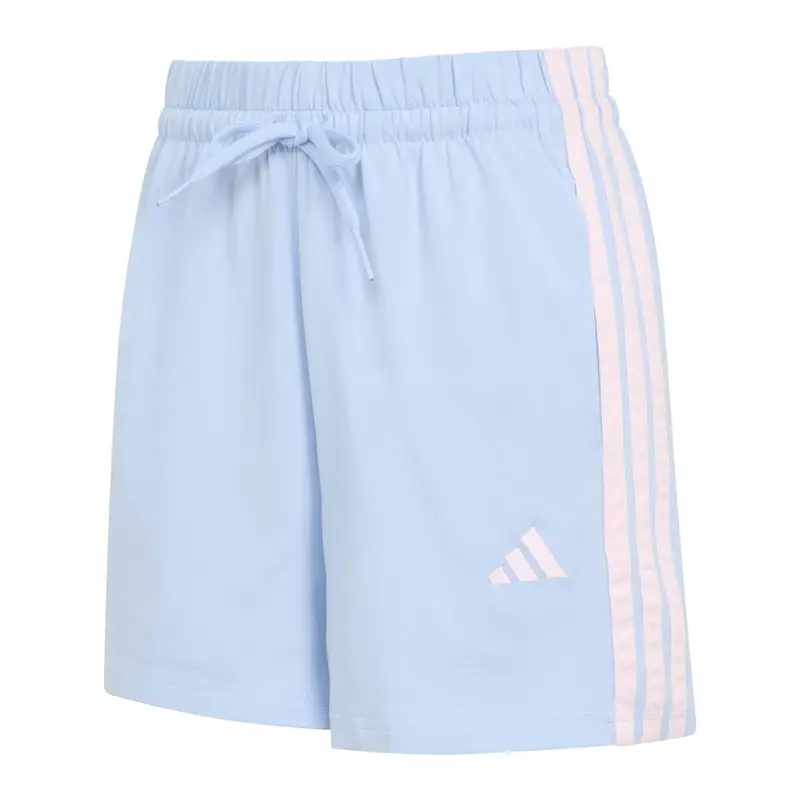Short in cotone a 3 righe donna adidas Bleu
