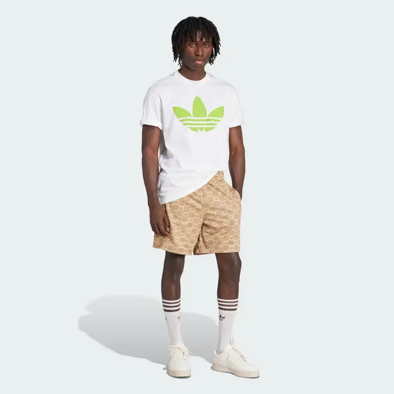 Short in mesh con stampa monogramma e vestibilitÃ regolare Cardboard miniatura 3