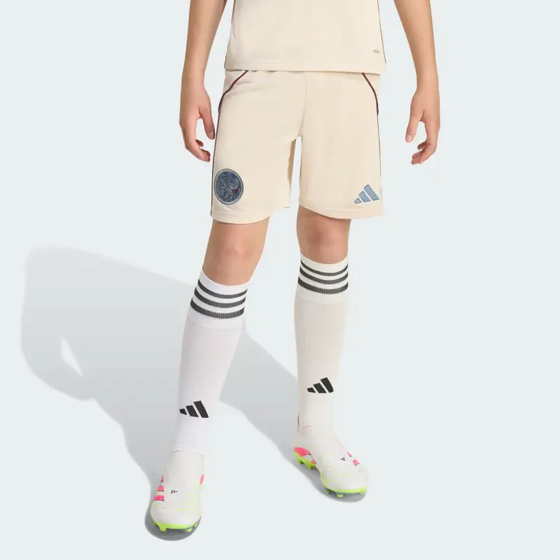 Short kit Third Ajax Amsterdam 25/26 Kids Halo Ivory