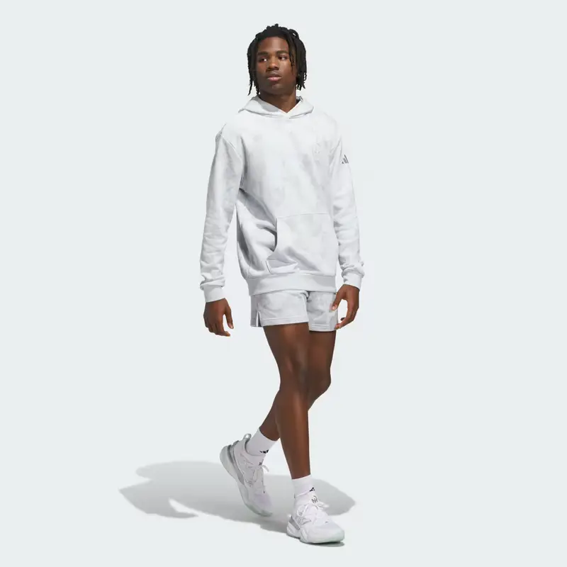 Short Mahomes Iced Time French Terry Clear Grey miniatura 3