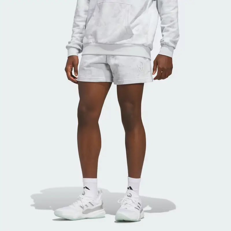 Short Mahomes Iced Time French Terry Clear Grey