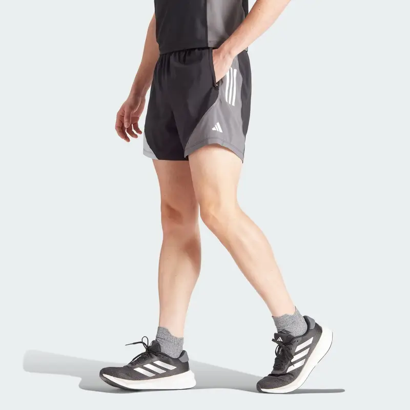 Short Own The Run Colorblock | Adidas Nero
