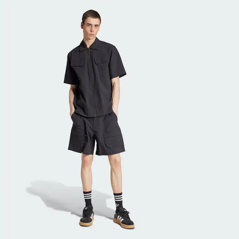 Short Premium Essentials Utility Cargo Black miniatura 3