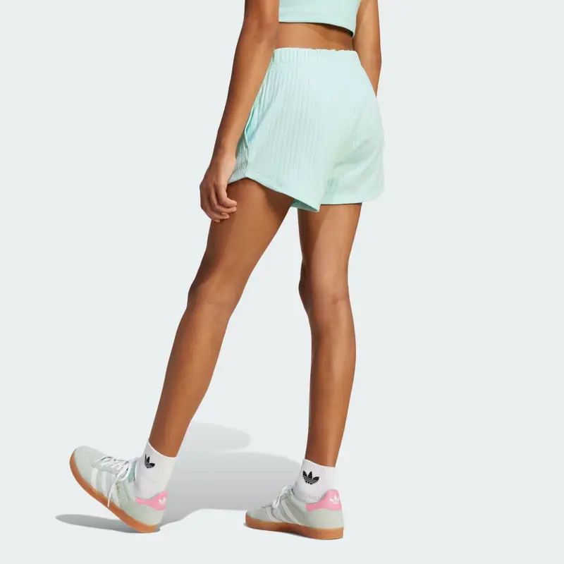 Short Ribbed Semi Flash Aqua miniatura 2