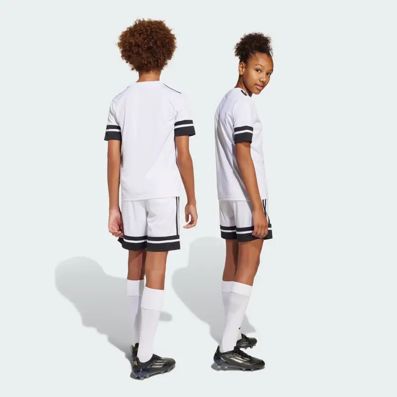 Short Squadra 25 Junior White miniatura 3
