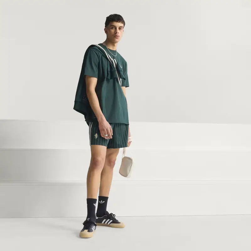 Short Terrace Icons Juventus Shadow Green miniatura 3