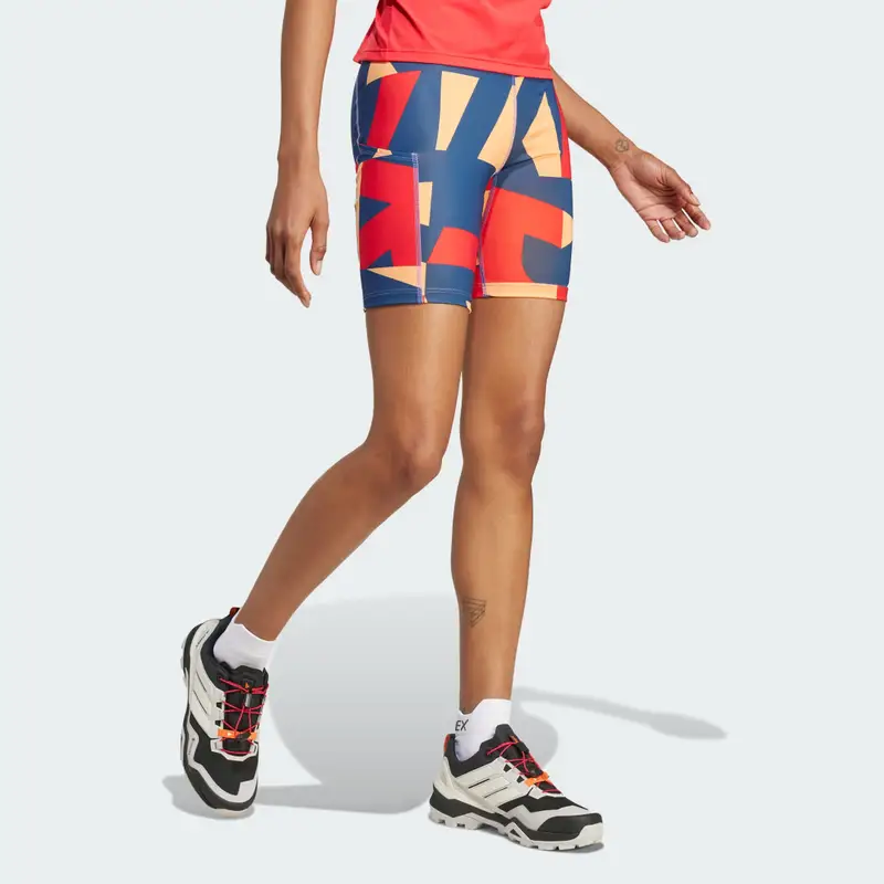 Short Terrex Multi 8-Inch Tight Printed Semi Impact Orange miniatura 3