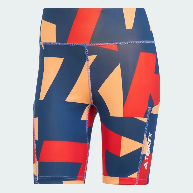 Short Terrex Multi 8-Inch Tight Printed Semi Impact Orange miniatura 4
