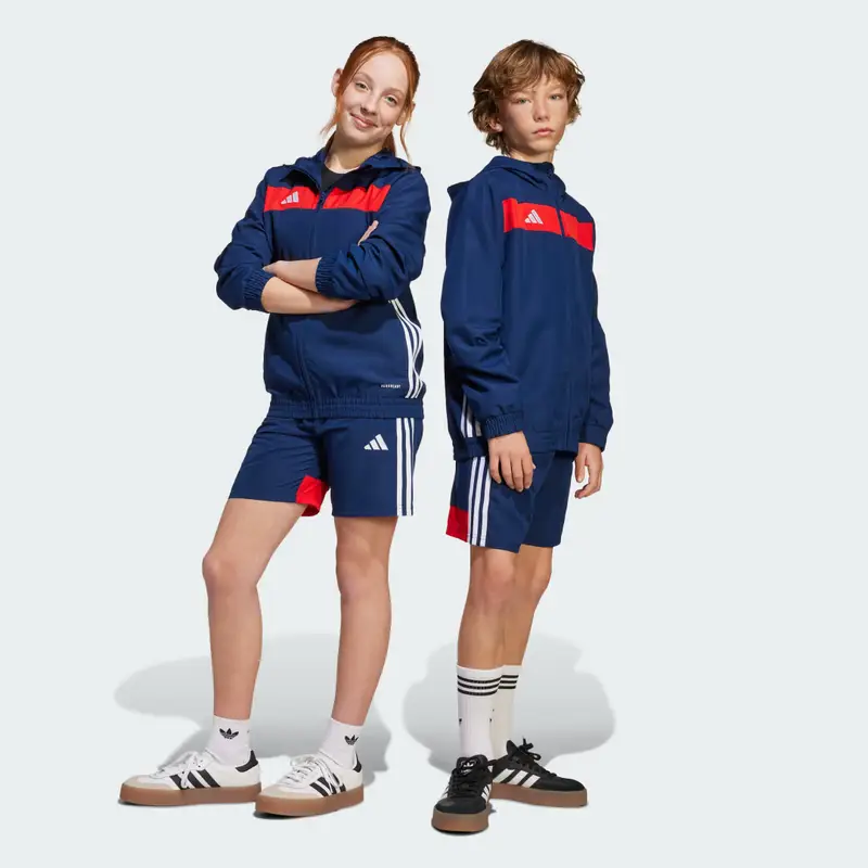 Short Tiro 25 Essentials Woven Kids Team Navy