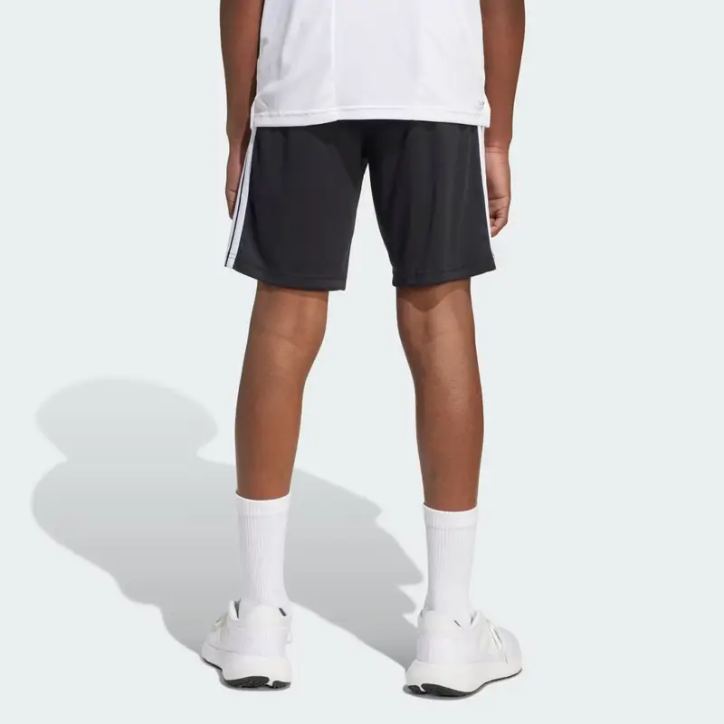 Short Train Essentials 3-Stripes Junior Black miniatura 4