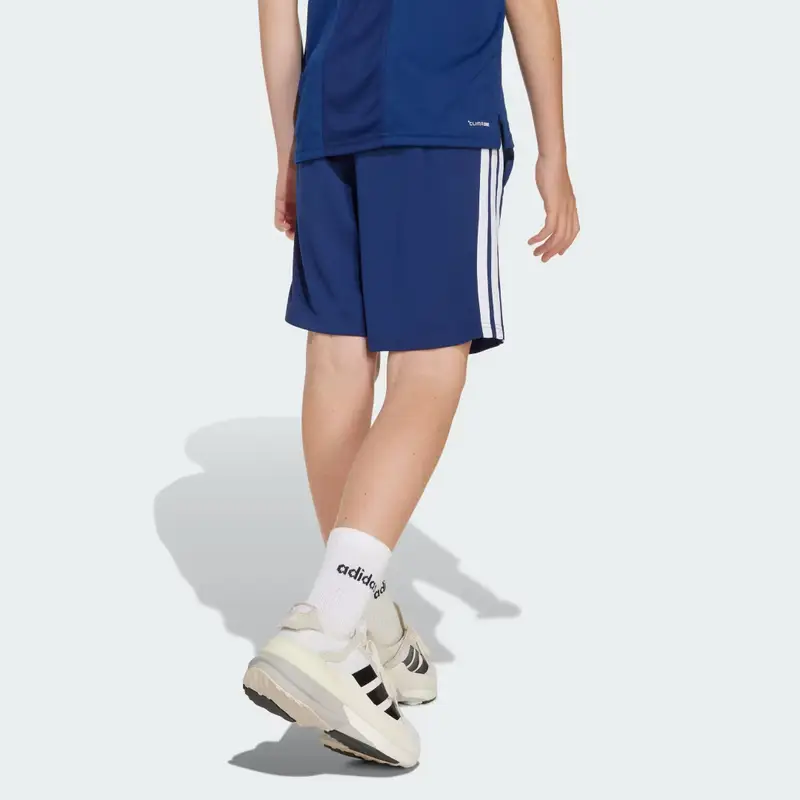 Short Train Essentials 3-Stripes Junior Dark Blue miniatura 3