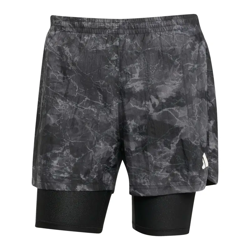 Shorts 2 in 1 adidas Own the Run Spray Dye