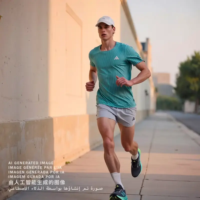 Shorts Adi365 Running Climacool+ Halo Silver miniatura 4