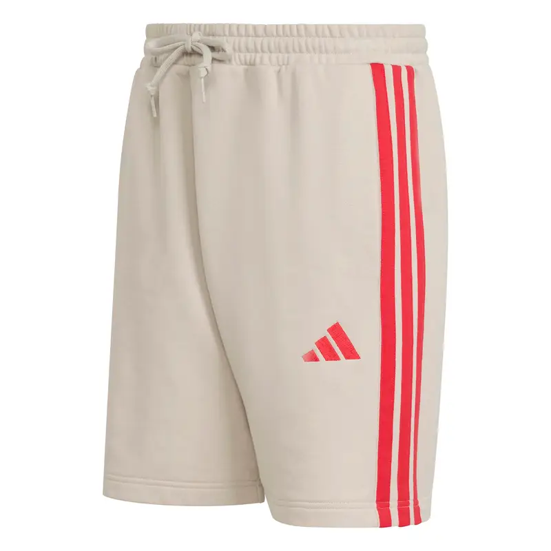 Shorts adidas Essentials 3-Stripes French Terry Beige