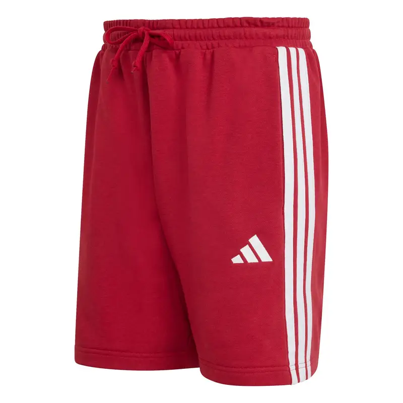 Shorts adidas Essentials 3-Stripes French Terry Rouge