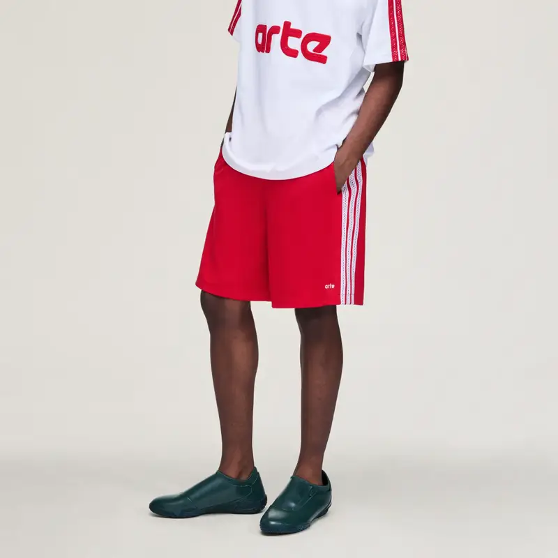 Shorts adidas x Arte Antwerp Better Scarlet miniatura 4