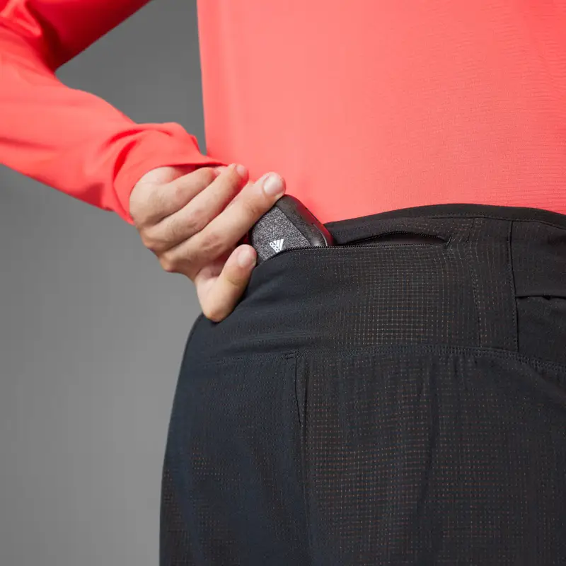 Shorts Adizero Running 2-in-1 con tasca per gel Black miniatura 3