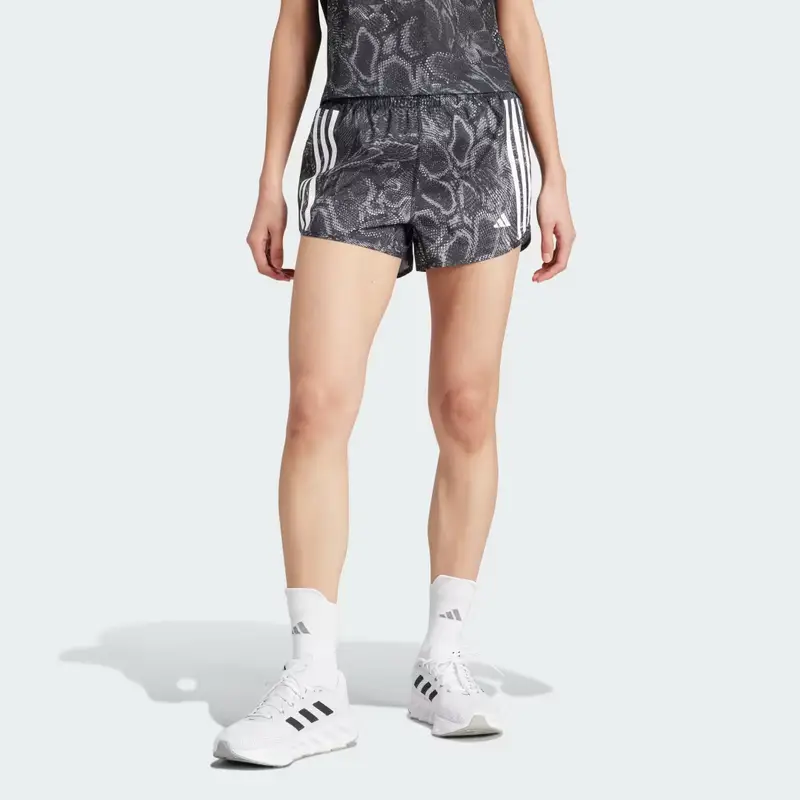 Shorts Allover Print AEROREADY Own the Run Excite Black