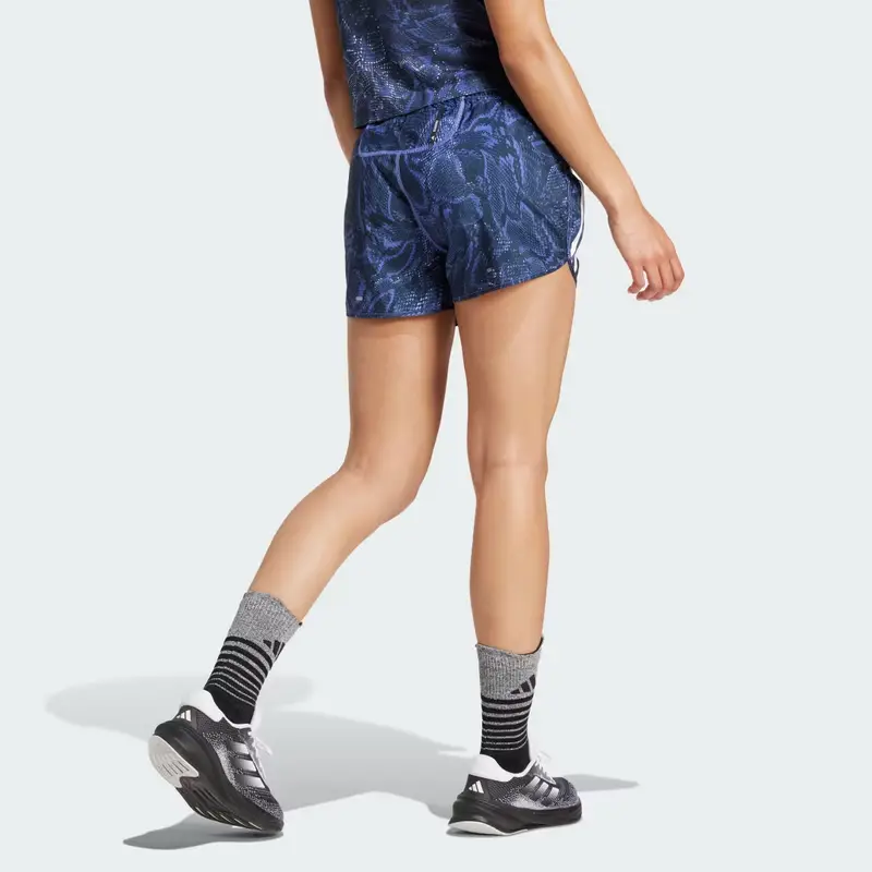 Shorts Allover Print AEROREADY Own the Run Excite Semi Cobalt Blue miniatura 2