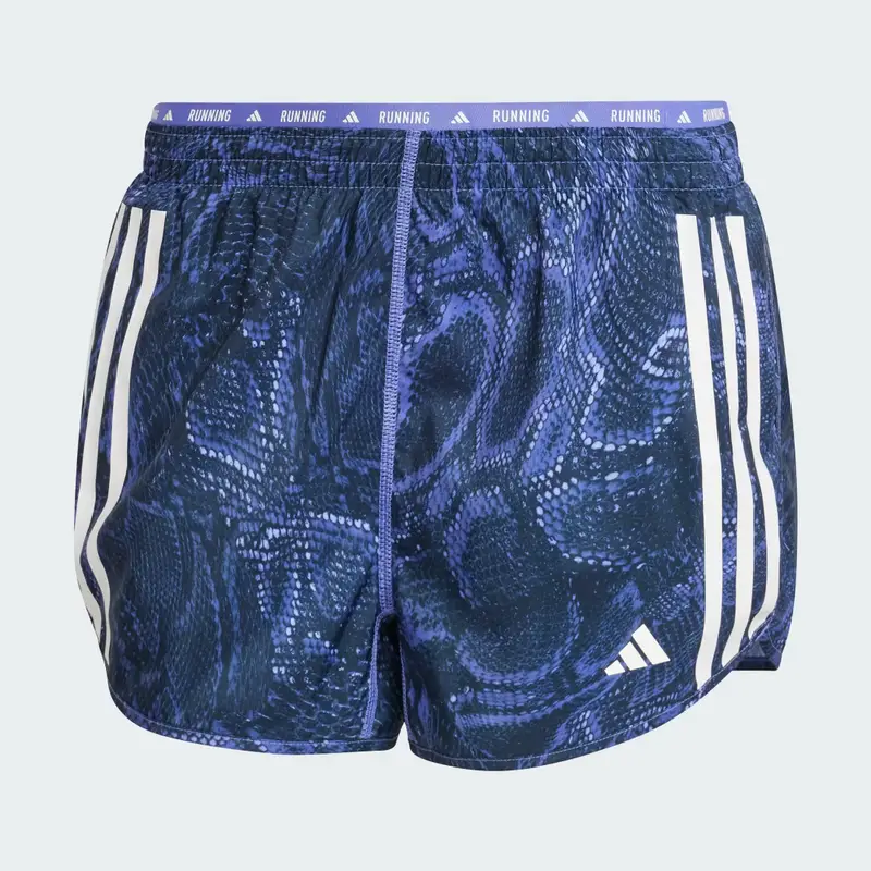 Shorts Allover Print AEROREADY Own the Run Excite Semi Cobalt Blue miniatura 4